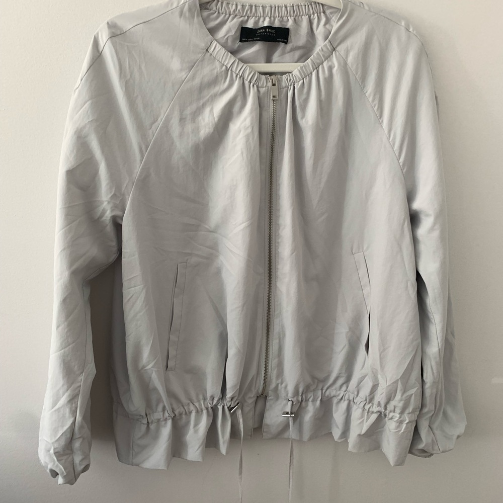 Zara jacket soft . Nice for autumn.